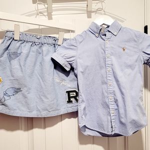 GIRLS POLO RALPH LAUREN BLUE